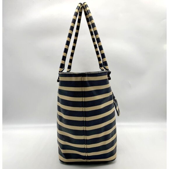Kate Spade Cedar Street Offshore Blue & Ivory French Striped Harmony Tote - Picture 5 of 11